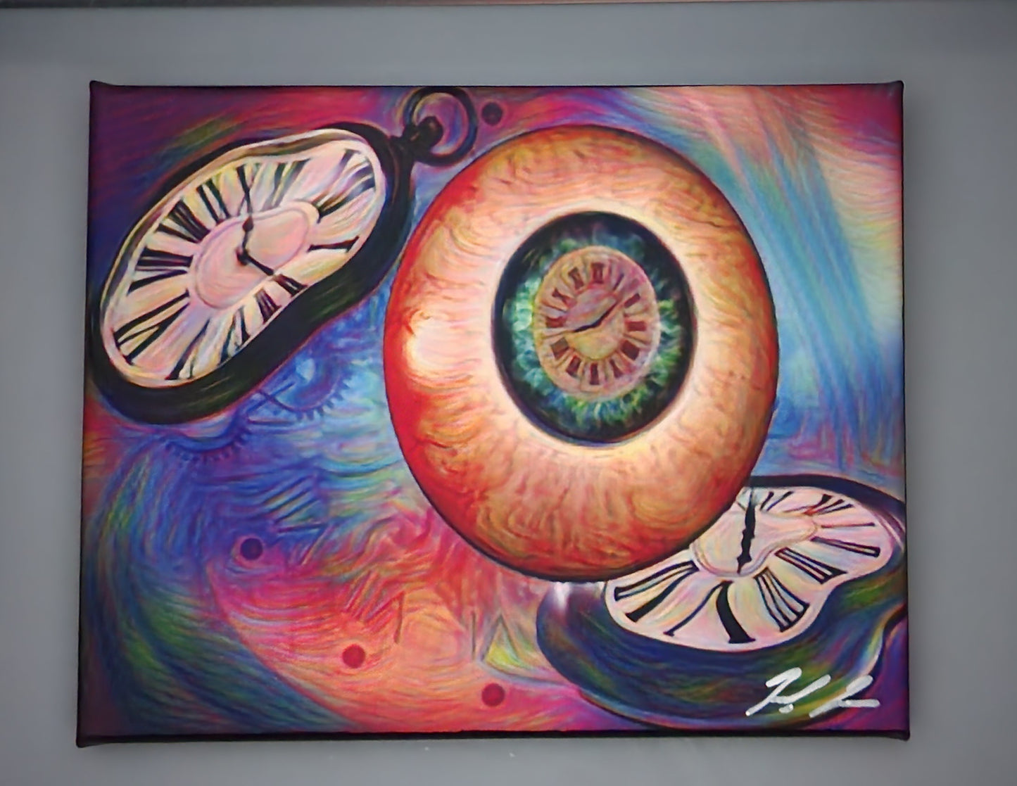 Time Flies Canvas Reprint