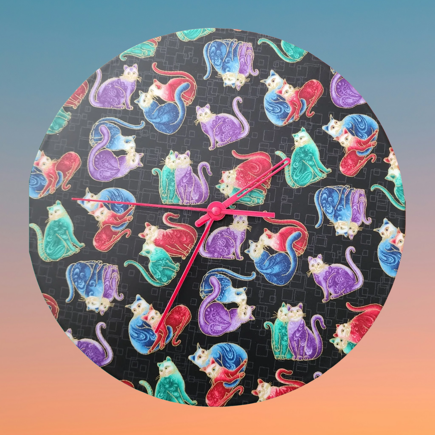 Kitty Vinyl Record Clock Collection