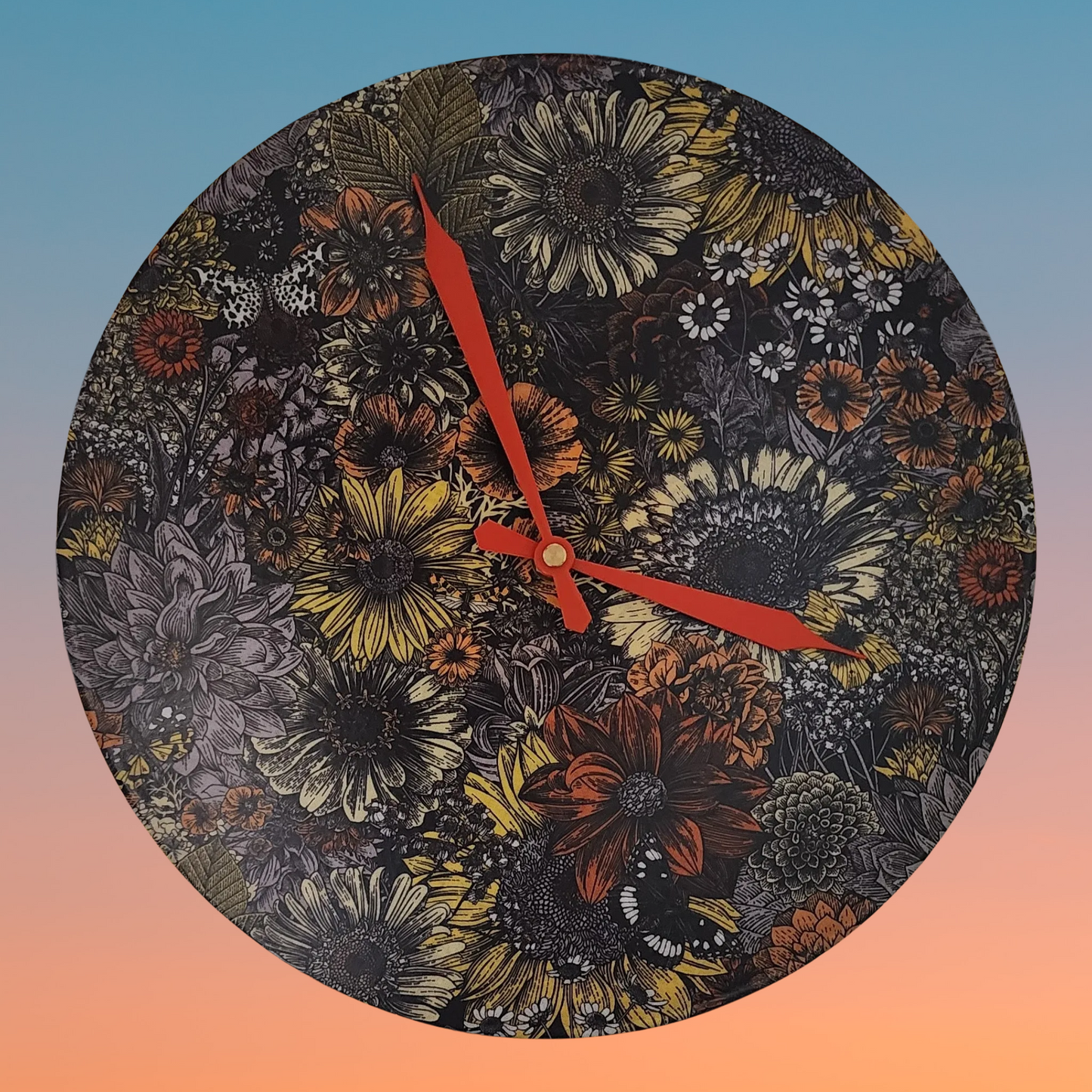 Flower Power Clock
