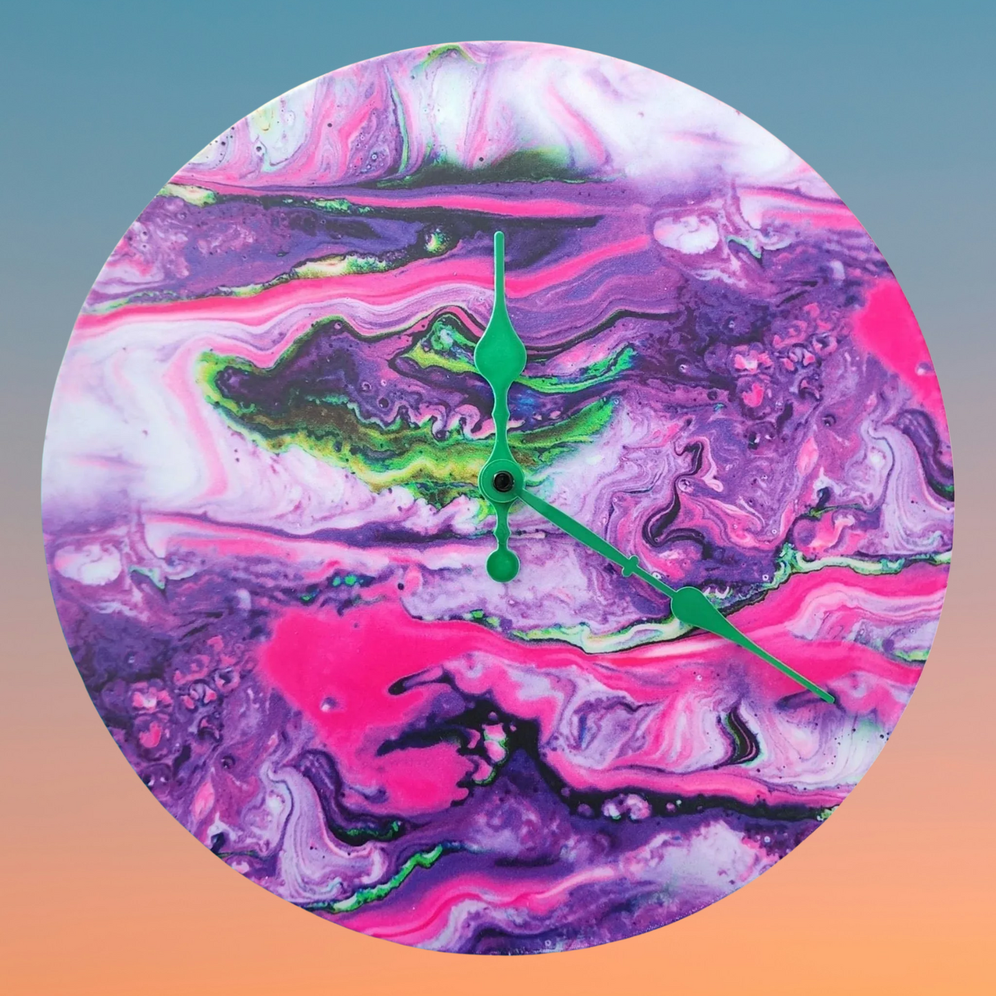 Abstract Art Vinyl Record Clock Collection