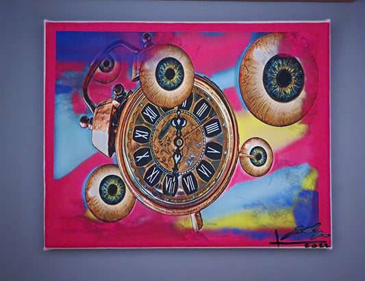 Eyes of Time Canvas Reprint
