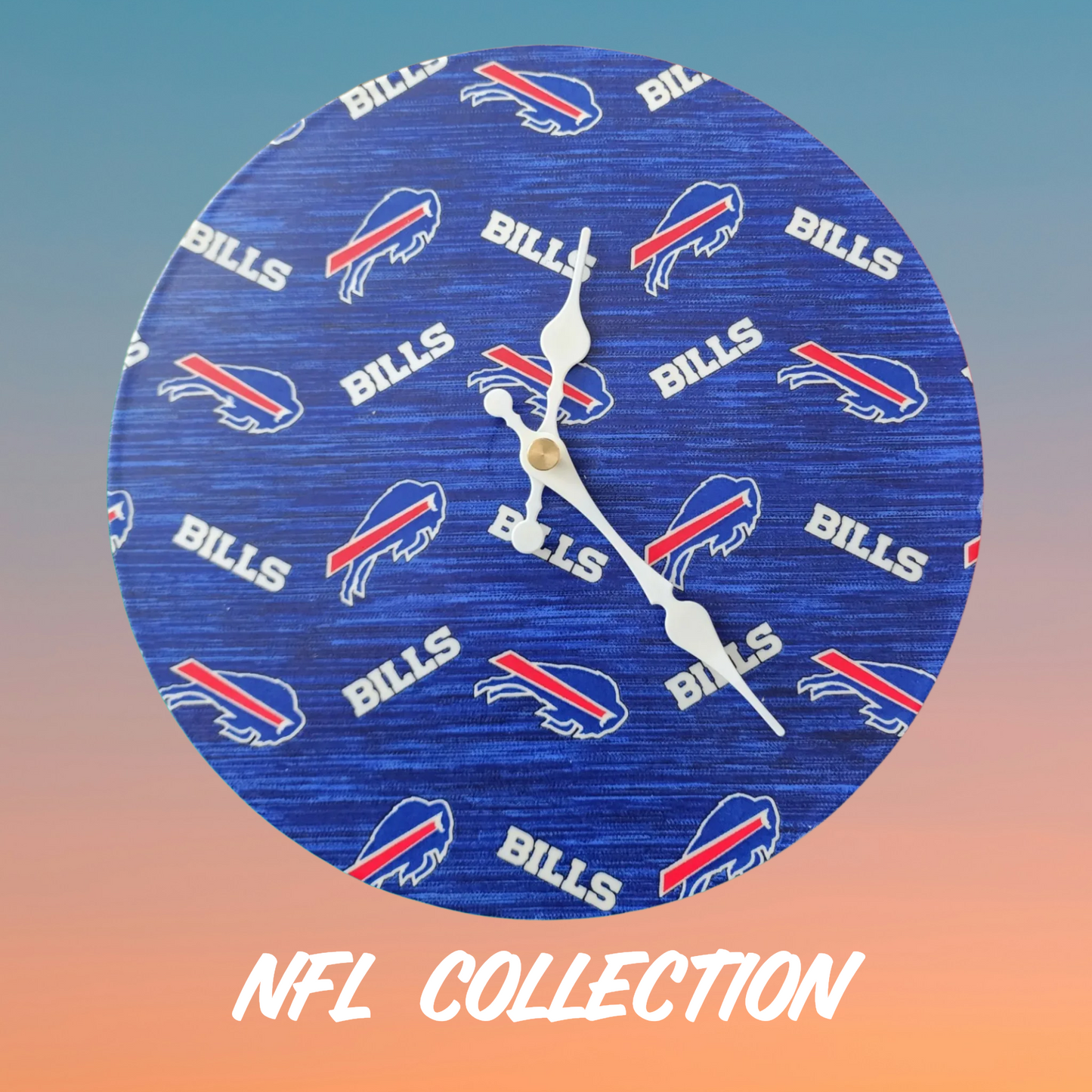 NFL Vinyl Record Clocks