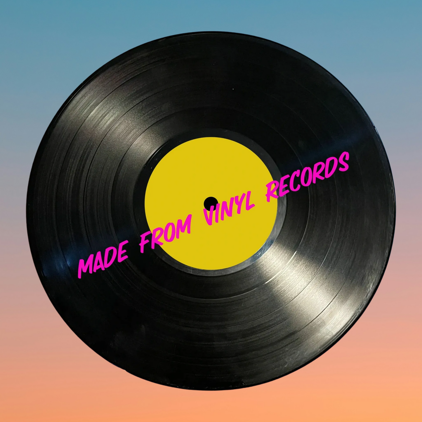For the Queens Vinyl Record Clock